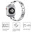Λουράκι καρπού συμβατό με το Apple Watch Series8 7SE για γυναίκες, μεταλλικό λουράκι από 5