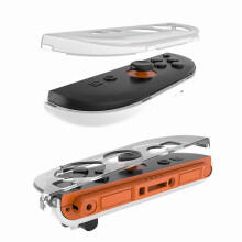 Custodia trasparente compatibile con i Joy-Con di Nintendo Switch 2 (NS2) – Confezione da 2 custodie magnetiche in PC, antigraffio e con accesso