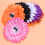 Presilhas de cabelo com flores e pinos de cristal (15 peças) 5