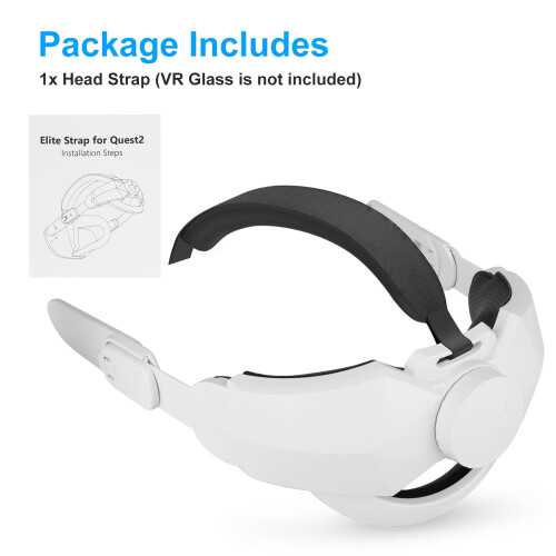 Ρυθμιζόμενο λουράκι κεφαλής DISEN για Oculus Quest2, συμβατό με Meta Quest2VR — Βελτιωμένη 1