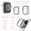 Λουράκι καρπού συμβατό με το Apple Watch Series8 7SE για γυναίκες, μεταλλικό λουράκι από 3