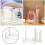 Επιτραπέζιος αποθηκευτικός χώρος Simple3-Cell Clear για καλλυντικά, βαμβάκι, χαρτικά, 4