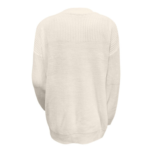 Damenpullover für Herbst und Winter: Rundhals-Langarmpullover, lässige Pullover-Oberteile 2