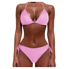 Bikinisett for kvinner2-delte badedrakter Push Up Plus Size Strandtøy Bikini med høy midje Badedrakter
