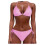 Σετ μπικίνι για γυναίκες 2Piece μαγιό push up plus size μπικίνι παραλίας με ψηλόμεσο μαγιό 1