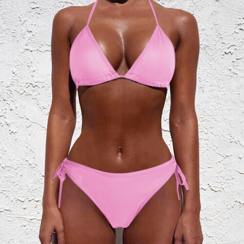 Σετ μπικίνι για γυναίκες 2Piece μαγιό push up plus size μπικίνι παραλίας με ψηλόμεσο μαγιό 1