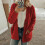 Γυναικεία Casual Plus Size Πλούσια Πουλόβερ Τσέπες Εξωτερικά Ένδυμα Κουμπιά Ζακέτα 2