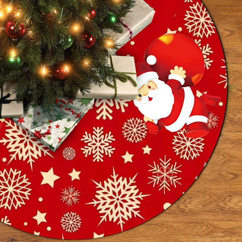 Jupe de Noël à motif classique pour les fêtes