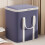 Large Capacity Storage Bin – Foldable Clothes Organizer with Reinforced Handles & Lids 3