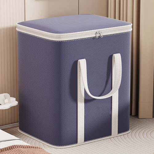 Large Capacity Storage Bin – Foldable Clothes Organizer with Reinforced Handles & Lids 2