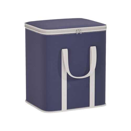 Large Capacity Storage Bin – Foldable Clothes Organizer with Reinforced Handles & Lids 1