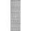 Moroccan Blythe area rug dark grey 2x6 ft 3