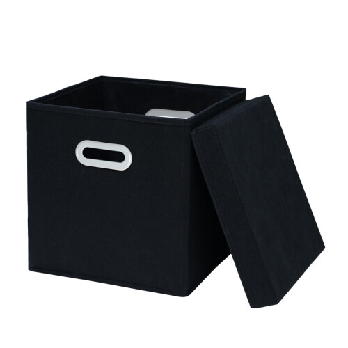 Modern Foldable Fabric Storage Box – Durable Polyester, Easy Assemble, Space-Saving, Home/Office Use, Compatible with TOPLIU 1