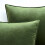 Capas de almofada decorativas em veludo verde musgo, macias e quadradas, para sofá, quarto, 50x50cm (20x20 polegadas). 3