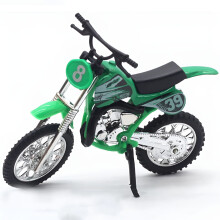 Modell eines Motocross-Motorrads aus Metallimitat, Spielzeug, Heimdekoration, Kindergeschenk, Grün