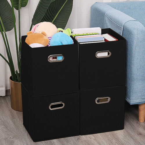 Modern Foldable Fabric Storage Box – Durable Polyester, Easy Assemble, Space-Saving, Home/Office Use, Compatible with TOPLIU 2