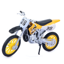 Motorradspielzeug, Gleitfunktion, Rückziehauto, dynamisches Spielerlebnis für Jungen von 3-9 Jahren, Gelb