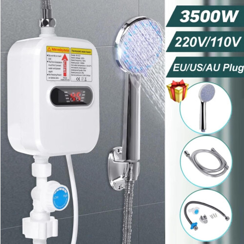 Θερμοσίφωνας νερού χωρίς δεξαμενή 3500W110V με ψηφιακή οθόνη, άμεση παροχή ζεστού 1