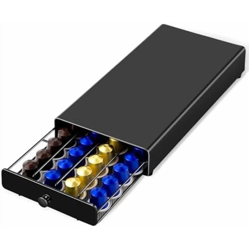 Συρτάρι για κάψουλες καφέ συμβατό με την Nespresso Original Line, Θήκη για κάψουλες καφέ για