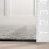Moroccan Blythe area rug dark grey 2x6 ft 4
