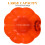 Large Candy Bowl Orange 1 Pc 11.6X11.6X4.7In 6