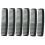 6Pack Black Hair Pocket Size5" Unbreakable Plastic Comb 1