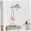 Ράφια Cloud White Cloud Wall Racks Ξύλινα Ράφια με Γάντζο για Παιδικό Δωμάτιο, Ράφια 6