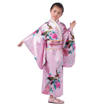 Traditionele Japanse gewaad voor meisjes, kinderkleding, peuterkimono, babyjurk en -rok voor meisjes van 7-8 jaar.