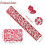 Christmas table runner with matching placemats 4PCS 4