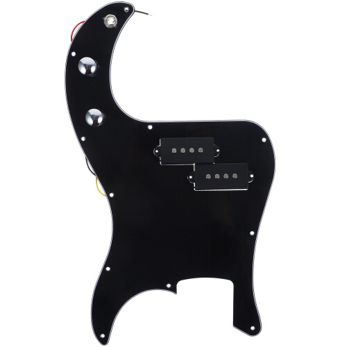 Μαγνήτης Pickguard PB Bass3Ply Loaded για μουσικό όργανο κιθάρας χωρίς επωνυμία (μαύρος)