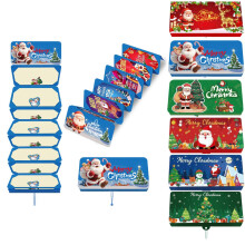Buste regalo natalizie in contanti (10 pezzi) – Bustine con 10 scomparti per soldi, perfette per le feste, come pensierini per le calze di Natale o