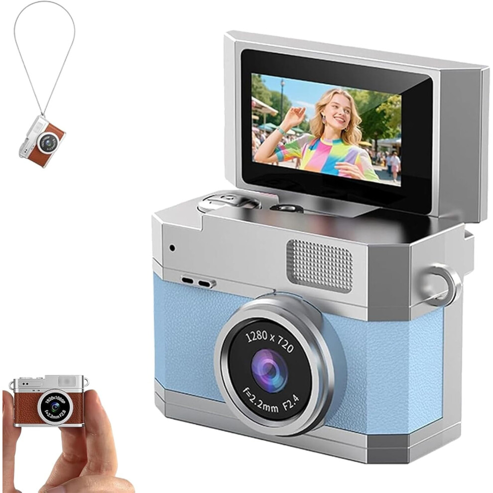 Flip-Screen Vlogging Kit Hd Pocket Camera 180 Selfie Lens 9401284048183