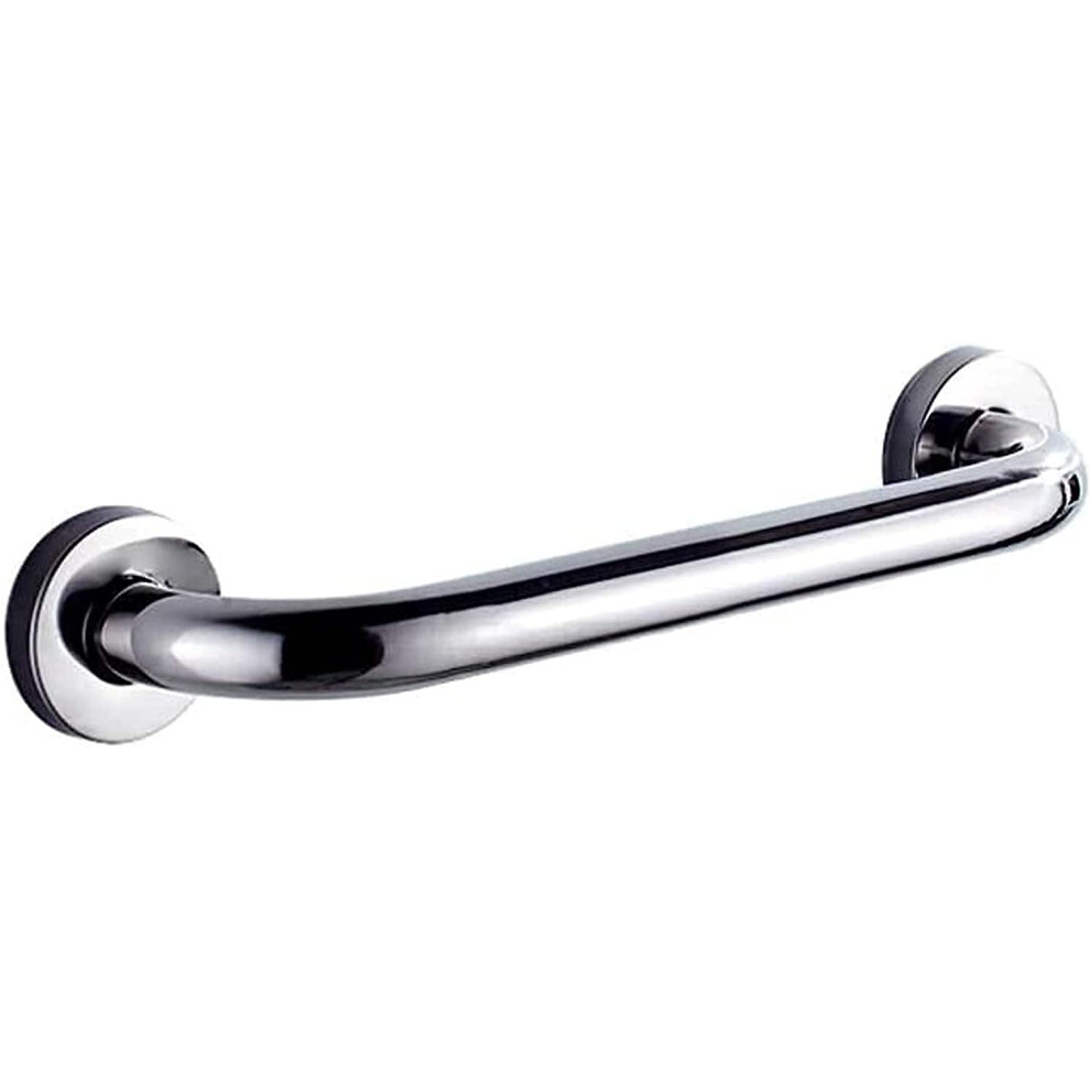 Bathroom Grab Bar 48cm Polished Chrome, Wall Mounted Shower Safety Rail for Elderly, 300Kg Load