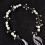 Κρυστάλλινη κορδέλα γάμου Faux Pearl Νυφικό headpiece με αμπέλι για αξεσουάρ μαλλιών νύφης 5