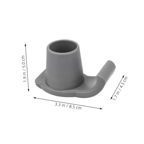 Walker Ski Glides TPR Grey for Elderly Smooth Quiet Glide with Floor Scratch Protection 1