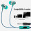 Auricolari in-ear con isolamento acustico, cuffie cablate e microfono da 3,5 mm. 3
