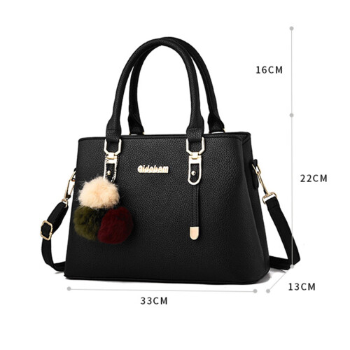 Γυναικείες τσάντες χειρός Vegan από δέρμα Satchel μεσαίου μεγέθους τσάντα Tote με λαβή 1
