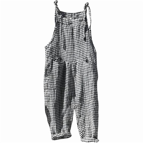 Women's striped relaxed jumpsuit