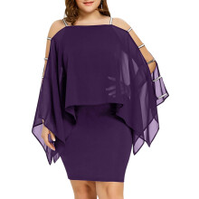 Damen Sommerkleid Kurzarm Plus Size Hochzeitsgastkleid Spitze Swing Retro Halbärmel Schulterfrei Formelles Abendkleid Midi Freizeitkleid