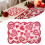 Christmas table runner with matching placemats 4PCS 2