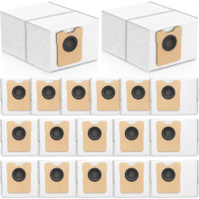 18 bolsas para aspiradora robot Omni C20C10, bolsas de repuesto con capacidad de 3,6 litros y 3 capas de tela a prueba de olores y humedad.