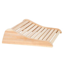 Oreiller de sauna en bois – Coussin ergonomique en cèdre