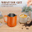 Melkeskummermugge 304 rustfritt stål 12oz 3