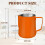Melkeskummermugge 304 rustfritt stål 12oz 2