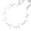 Fascia per capelli da sposa con cristalli e perle finte, accessorio per capelli da sposa. 2