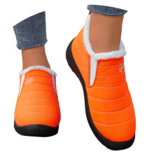 Sneeuwlaarzen voor dames, winterschoenen, instaplaarzen, herfstlaarzen, waterdichte enkellaarsjes met warme voering.