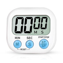 Minuteur de cuisine numérique avec alarme sonore et dos magnétique
