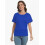 Γυναικεία Casual T-shirts Dolman με κοντομάνικα πουκάμισα, τοπ με βολάν και φαρδιά 1