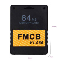Tarjeta de memoria PS2, tarjeta de memoria de alta velocidad para juegos de consola PS2, accesorios, McBoot v1.966 gratis, tarjeta de memoria para