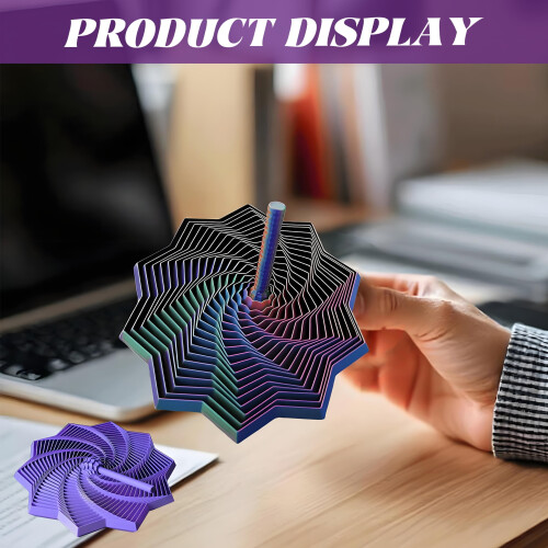 BESTSKY Sensory Fidget Star – Μεγάλος, ελαφρύς, τρισδιάστατα εκτυπωμένος εξάγωνος 2
